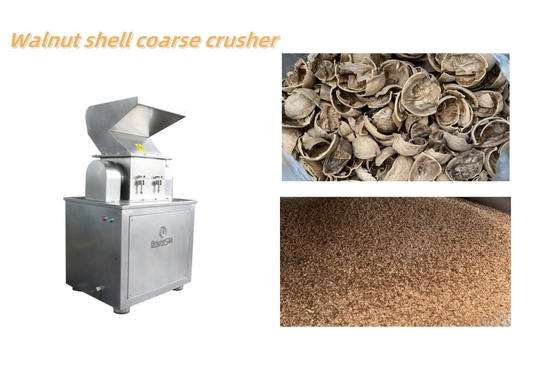 Máquina de trituração de casca de noz de aço inoxidável
