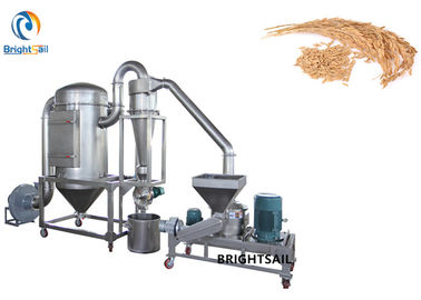 Capacidade grande do moedor do moinho de farinha do farelo de trigo da casca do arroz para a fatura do pó da grão