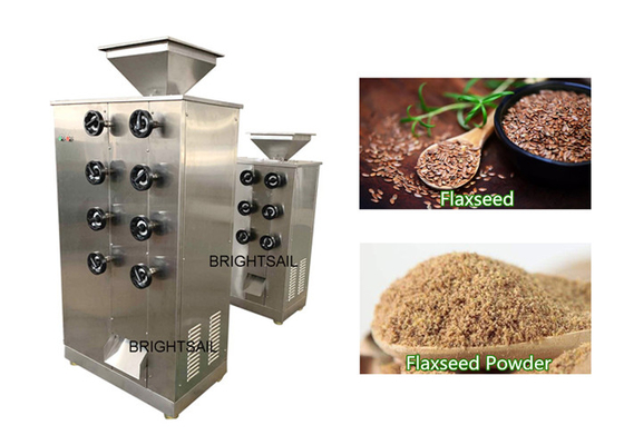 Moedor Machine do pó do Iso do alimento 50 a 500 quilogramas pelo processamento do Flaxseed da capacidade da hora