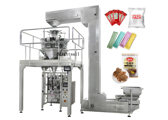 Máquina de embalagem automática vertical do malote de Vffs para a indústria de gêneros alimentícios
