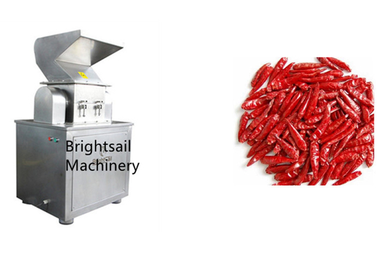 Moedor grosseiro Machine Chili Flake Machine do triturador do pó de aço inoxidável do produto comestível