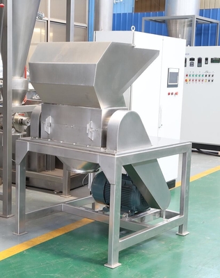 Industrial aço inoxidável gengibre triturador grosso em grânulos especiarias triturador grosso