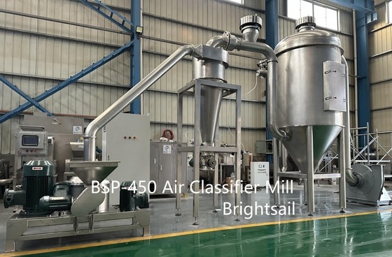 Brightsail ACM triturador Talco em pó classificador de ar moinho Talco em pó pulverizador sus304