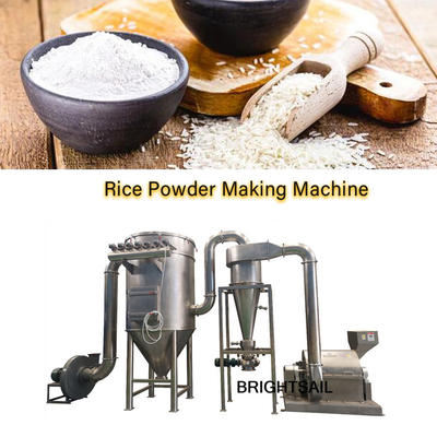 Máquina de fabricação de arroz em pó de arroz Brightsail máquina de moagem de milho e trigo máquina de moagem de especiarias