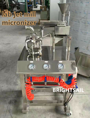 Dye Air Jet Mill Crusher Machine Preço Laboratório Vertical Horizontal Milling de Brightsail