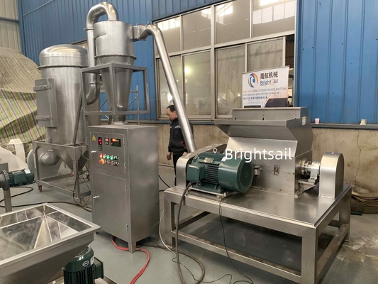 Máquina de trituração de casca de noz de aço inoxidável