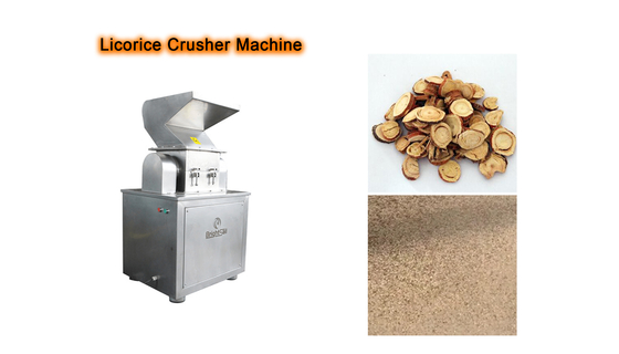Máquina de trituração industrial de alcaçuz alimentos de especiarias triturador grosseiro da Brightsail Máquina trituradora de alcaçuz