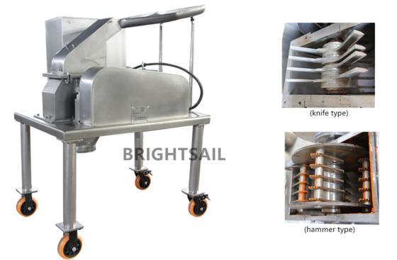 Máquina de moagem de pó de ervas BSF moinho de fusos farmacêuticos moinho de martelo de ervas chinesas da Brightsail