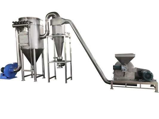 Moedor de turbina para solução industrial de moagem de ervas e especiarias secas de azeda