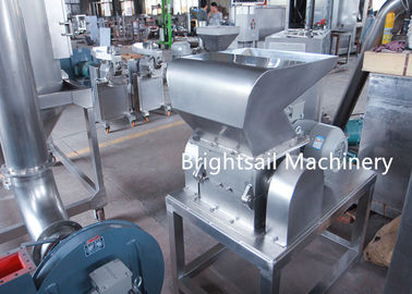 Grânulo horizontais da raiz do ginsém da máquina do triturador do pó da erva que fazem a máquina