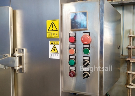 304 de aço inoxidável o desidratador industrial do alimento personalizou 60-480 quilogramas pela capacidade do grupo