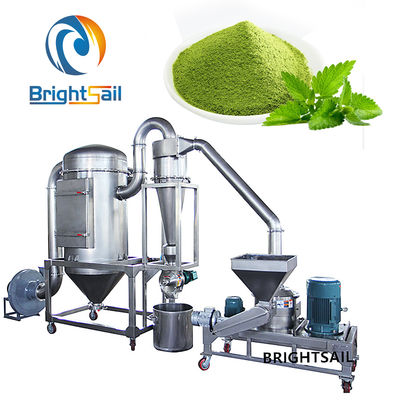 Moinho Classificador de Ar de Folhas Brightsail  Máquina de Moagem de Folhas de Moringa pulverizador de folhas de chá conjunto Máquina de Moagem