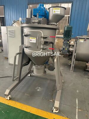 Misturador de fita vertical ️ misturador de pó compacto, higiénico e de alta eficiência
